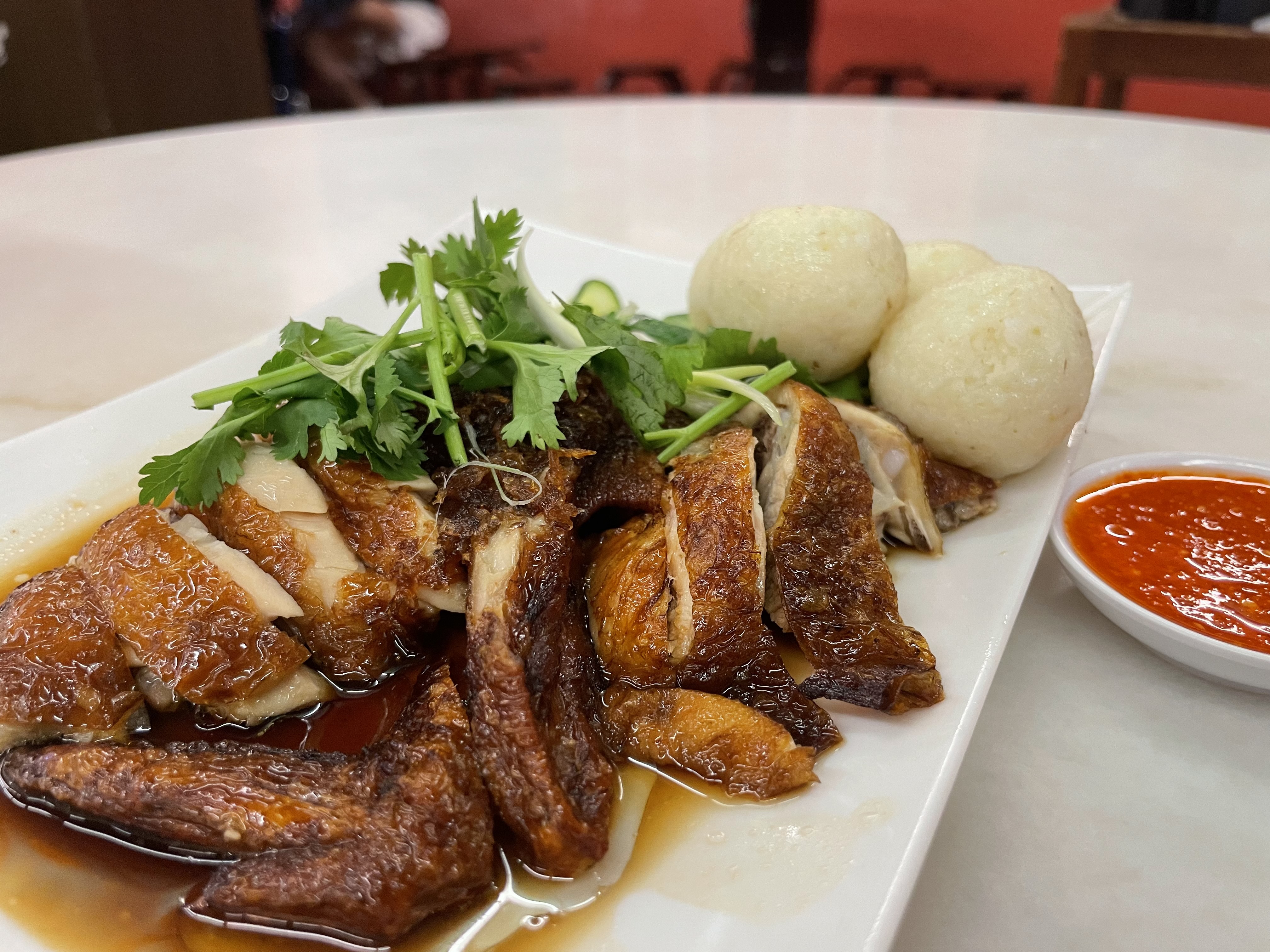 マラッカ名物・チキンライスボールのご昼食